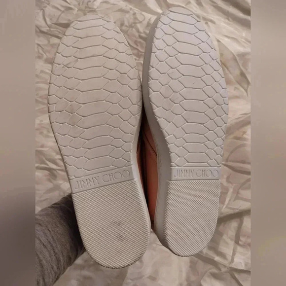 SALE NEW Men Jimmy Choo Pinc Studded star slip on sneakers sz 42.5 - Picture 4 of 6